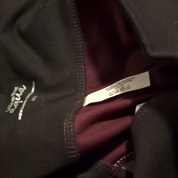 NWT 2 PAIRS La Vie En Rose Aqua LEGGINGS - Picture 5 of 5